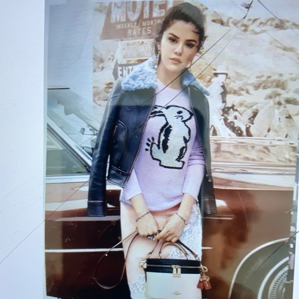 NEW purse by coach and Selena Gomez